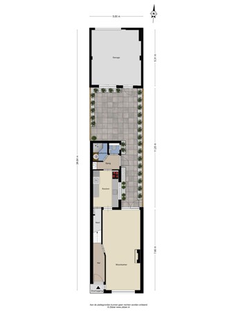 Floorplan - Hart van Brabantlaan 121, 5038 LB Tilburg