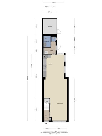 Floorplan - Broekhovenseweg 141, 5021 LD Tilburg