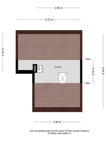 Floorplan - Bloemfonteinstraat 14, 5025 HJ Tilburg