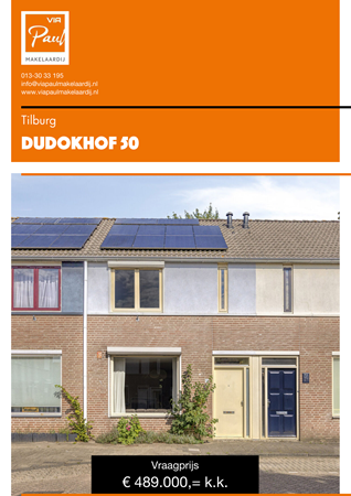 Brochure preview - brochure Dudokhof 50 Tilburg
