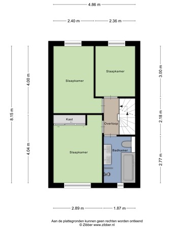 Floorplan - Dudokhof 50, 5041 EX Tilburg