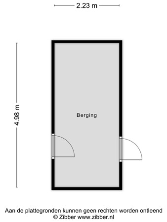 Floorplan - Dudokhof 50, 5041 EX Tilburg