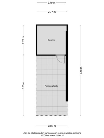 Floorplan - Bijsterveldenlaan 353, 5045 ZR Tilburg
