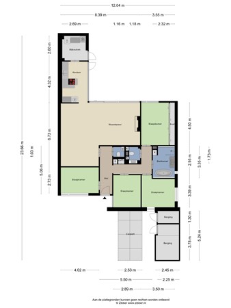 Floorplan - Ankeveenstraat 25, 5036 CB Tilburg