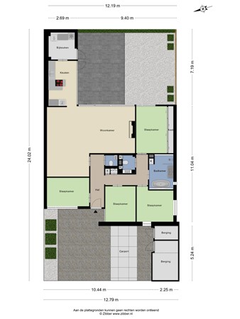 Floorplan - Ankeveenstraat 25, 5036 CB Tilburg