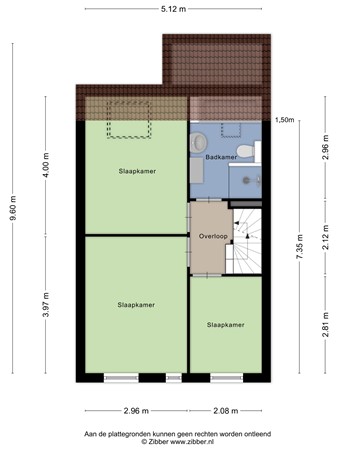Floorplan - Drielstraat 28, 5043 HX Tilburg