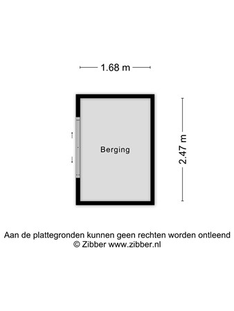 Floorplan - Drielstraat 28, 5043 HX Tilburg