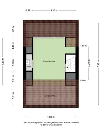 Floorplan - Telstarlaan 78, 5061 SR Oisterwijk