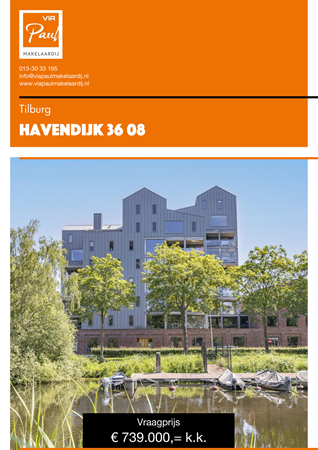 Brochure preview - brochure Havendijk 36-08 Tilburg