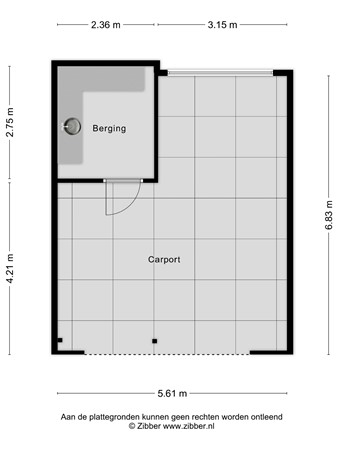 Floorplan - Koggeplein 6, 5017 LA Tilburg