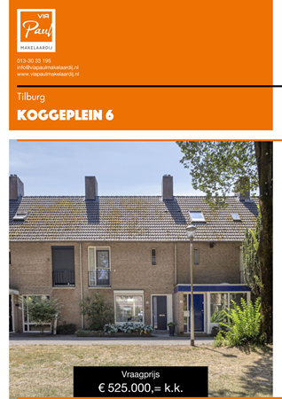 Brochure preview - brochure Koggeplein 6 Tilburg