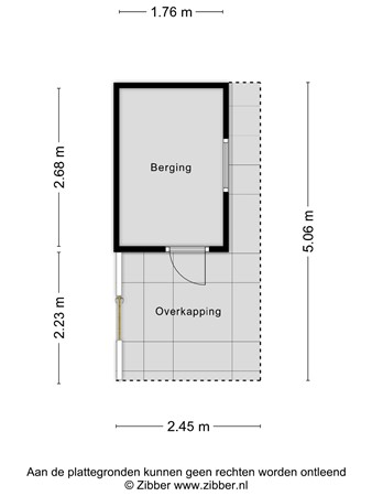 Floorplan - Buys Ballotstraat 19, 5025 ER Tilburg