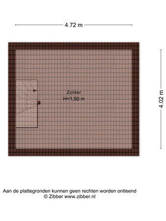 Floorplan - Korhoenstraat 73, 5022 BE Tilburg