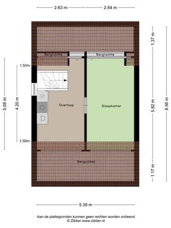 Floorplan - Hoevelakenstraat 11, 5045 GA Tilburg