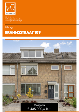 Brochure preview - brochure Brahmsstraat 109 Tilburg