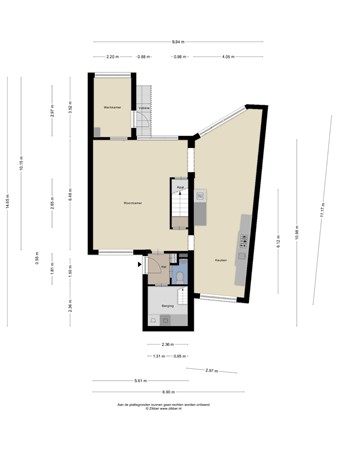 Floorplan - Mark 10, 5032 BJ Tilburg