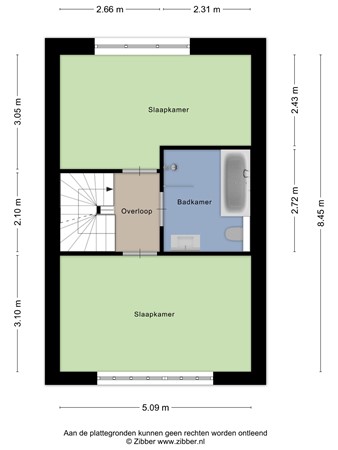 Floorplan - Sint Corneliusstraat 13, 5017 AZ Tilburg