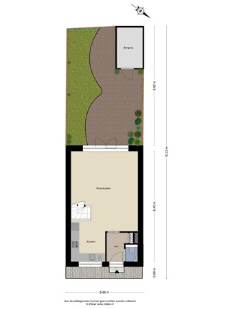 Floorplan - Sint Corneliusstraat 13, 5017 AZ Tilburg