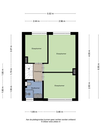 Floorplan - Vendeliersstraat 19, 5021 HP Tilburg
