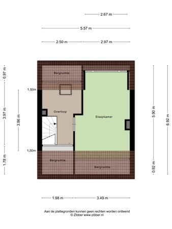 Floorplan - Vendeliersstraat 19, 5021 HP Tilburg