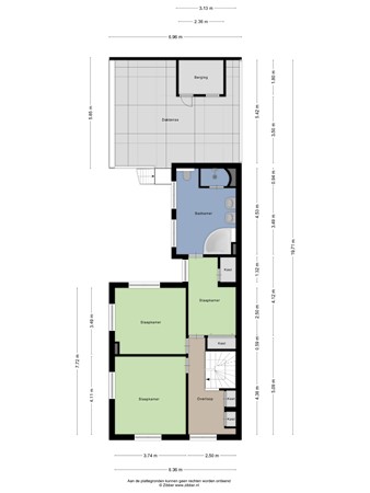 Floorplan - Abel Tasmanstraat 29, 5021 SN Tilburg