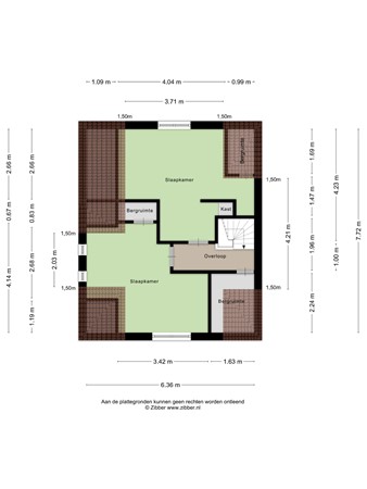 Floorplan - Abel Tasmanstraat 29, 5021 SN Tilburg