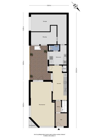 Floorplan - Abel Tasmanstraat 29, 5021 SN Tilburg