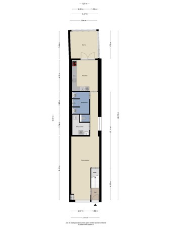 Floorplan - Lieven de Keijstraat 32, 5041 GV Tilburg