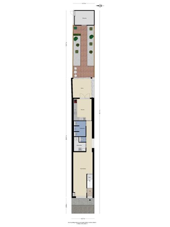 Floorplan - Lieven de Keijstraat 32, 5041 GV Tilburg
