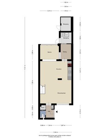 Floorplan - Ollandse Loop 24, 5032 WJ Tilburg