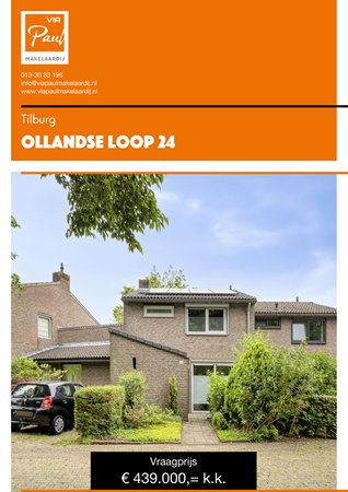 Brochure preview - brochure Ollandse Loop 24 Tilburg