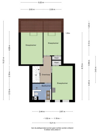 Floorplan - De Schans 1, 5011 EM Tilburg