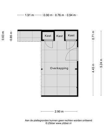 Floorplan - De Schans 1, 5011 EM Tilburg
