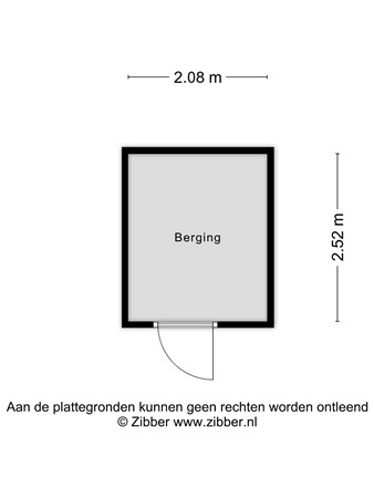 Floorplan - Twentestraat 98, 5018 BG Tilburg