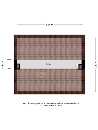 Floorplan - Weefmeesterstraat 9, 5046 TD Tilburg