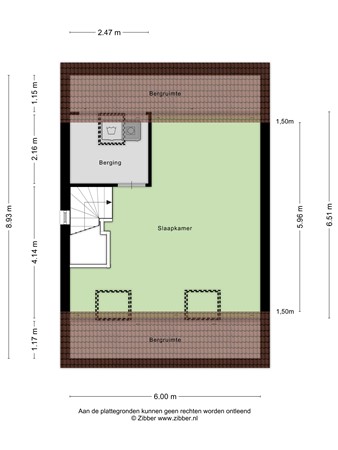 Floorplan - François Brandthof 11, 5026 DE Tilburg