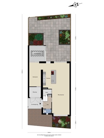 Floorplan - François Brandthof 11, 5026 DE Tilburg