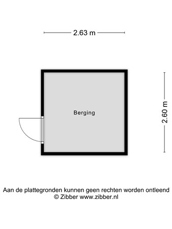 Floorplan - Hoefstraat 201-01, 5014 NL Tilburg