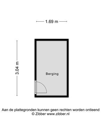 Floorplan - Tuinstraat 44, 5175 CR Loon op Zand
