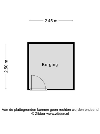 Floorplan - Verdiplein 80c, 5049 NP Tilburg