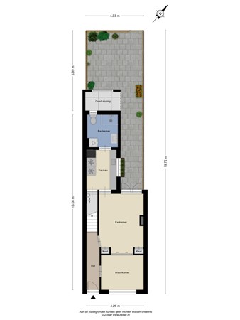 Floorplan - Jozef Israëlsstraat 3, 5025 NP Tilburg