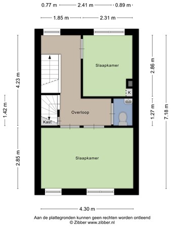 Floorplan - Jozef Israëlsstraat 3, 5025 NP Tilburg
