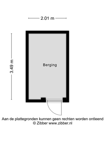 Floorplan - Veestraat 151, 5021 PP Tilburg