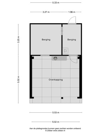 Floorplan - Oegstgeeststraat 55, 5045 TZ Tilburg