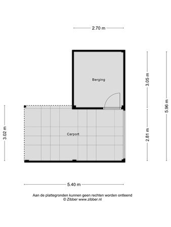 Floorplan - Heubergerstraat 37, 5011 GA Tilburg