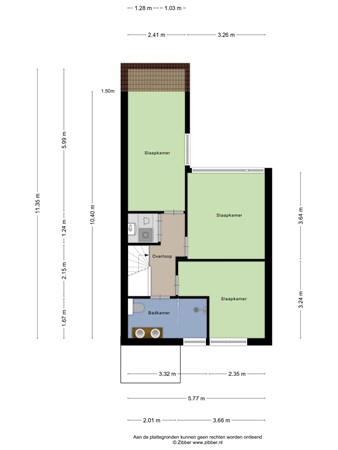 Floorplan - Heubergerstraat 37, 5011 GA Tilburg