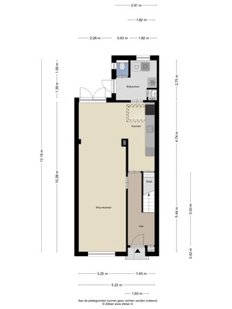 Floorplan - Jan Van Der Leestraat 6, 5021 VT Tilburg