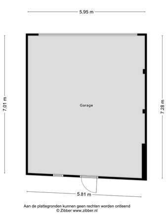 Floorplan - Jan Van Der Leestraat 6, 5021 VT Tilburg