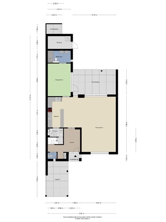 Floorplan - Langenboomstraat 5, 5051 BG Goirle