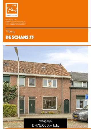 Brochure preview - brochure De Schans 75 Tilburg